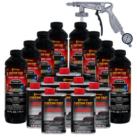 Custom Coat front packaging showing kit components and capacity benefits