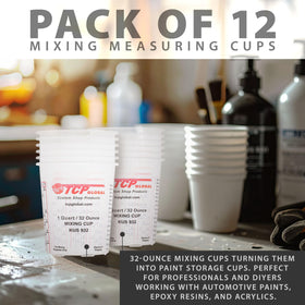 Custom Shop pouring mixed resin into a mold showing controlled transfer
