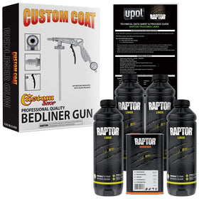 Custom Shop U-Pol Raptor front packaging showing kit contents and benefits