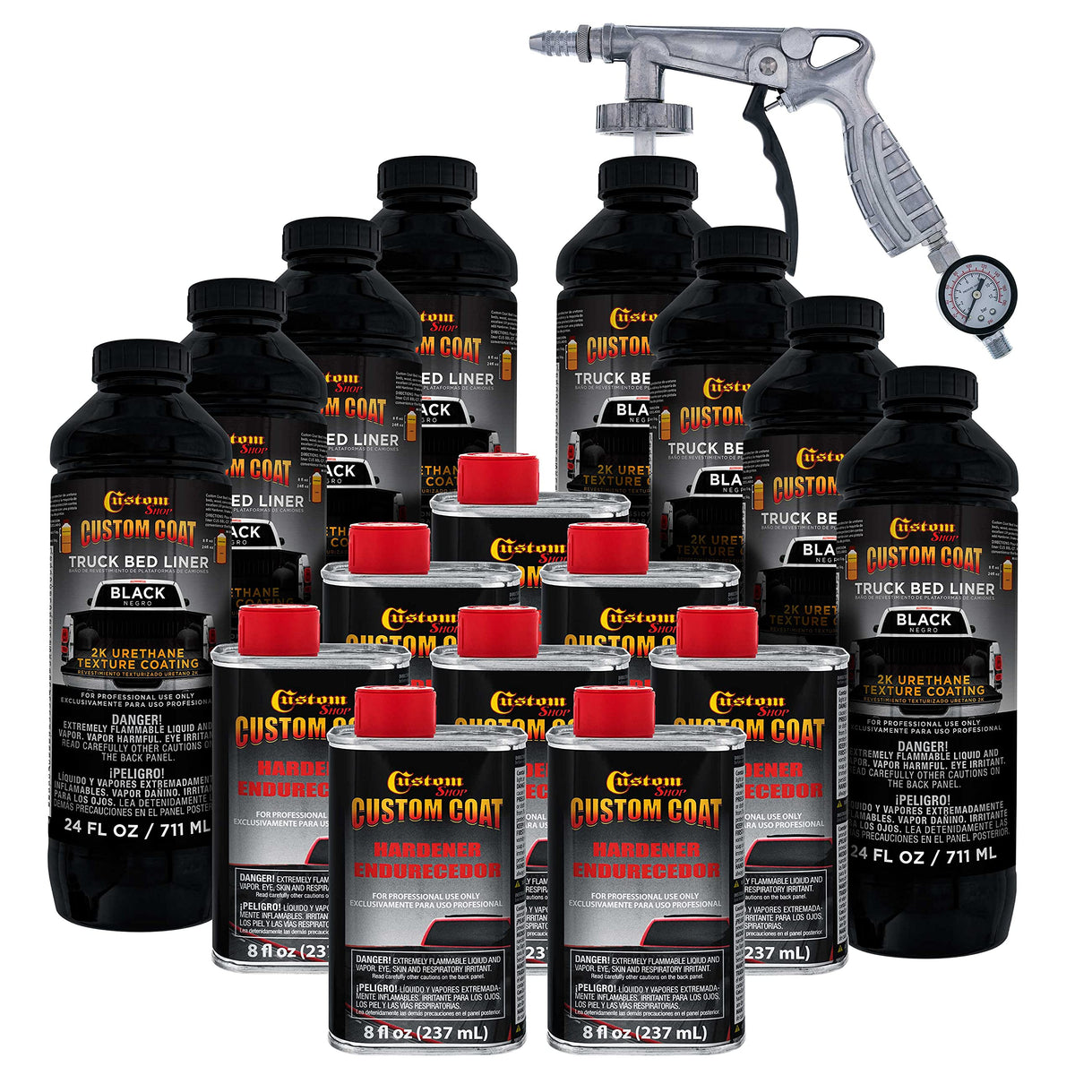 Custom Shop front packaging showing kit components and benefits
