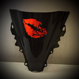 customTAYLOR33 decal on car bumper showing durable outdoor adhesion benefit