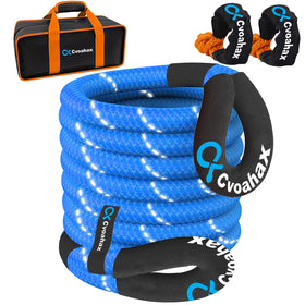 Cvoahax front-packed kit displaying rope and soft shackles for fast deployment