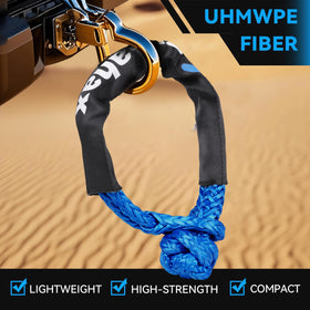 Cvoahax in-use photo of winch line through ring demonstrating smooth rope glide