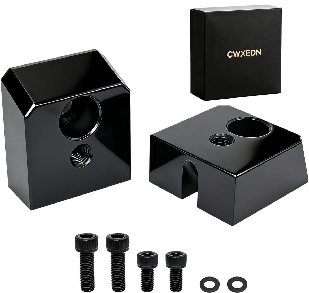 CWXEDN front view installed spacer showing improved driver sightline and comfort
