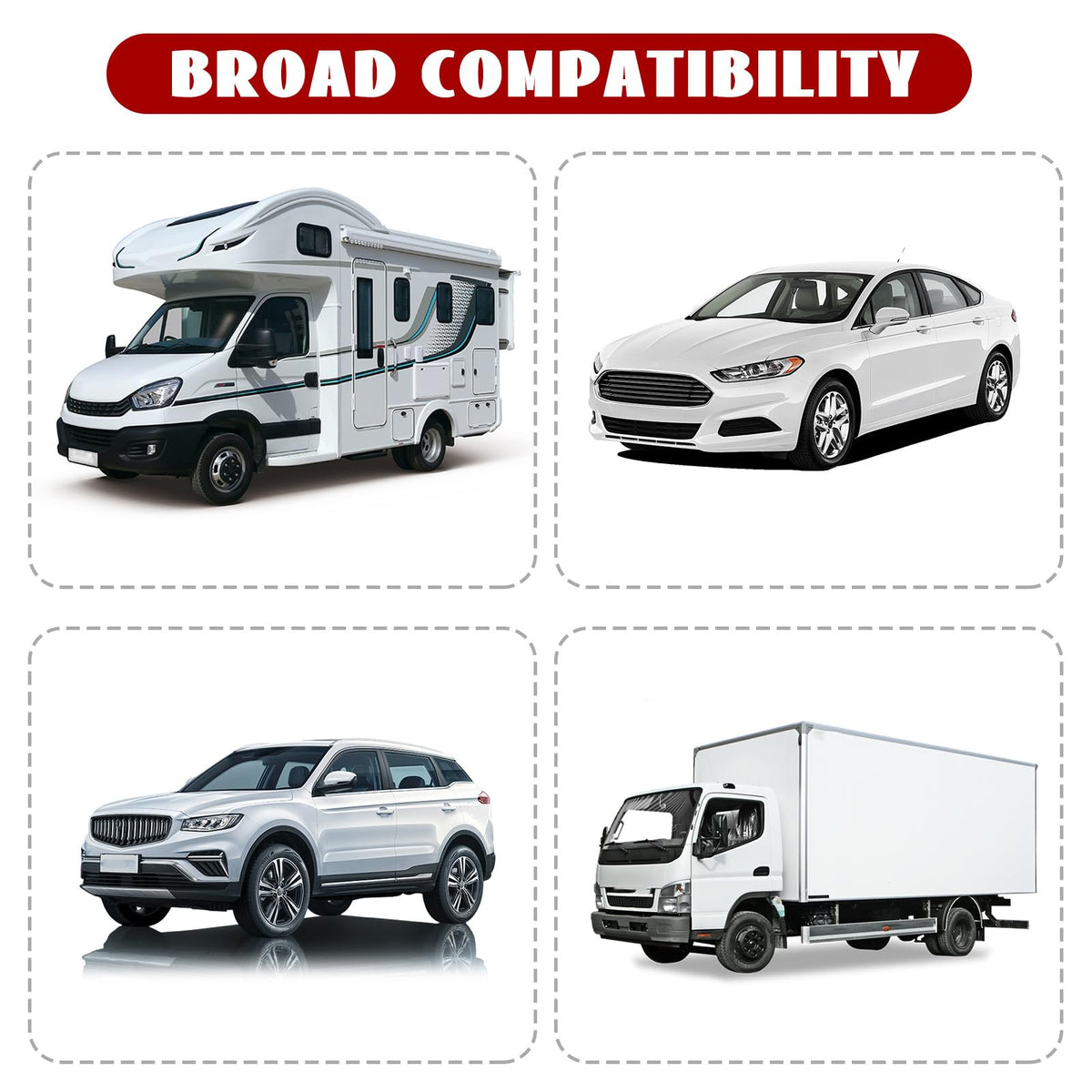 CXCCOI RV parked at campground with gutter installed showing protected exterior benefit