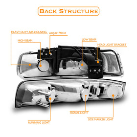 Cxdar bumper lamp included view showing integrated marker light benefit