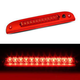 Cxdar front view of third brake light showing mounting points and red lens for easy replacement