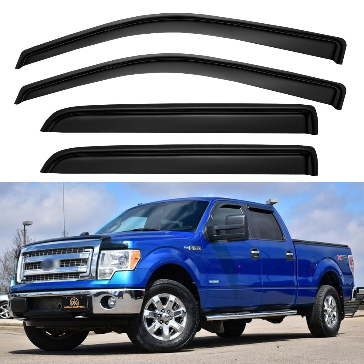 Cxdar front view on F150 showing clean fit and improved airflow