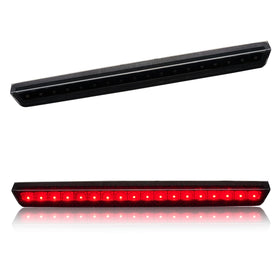 Cxdar third brake light front view showing black housing and smoked lens benefit visibility