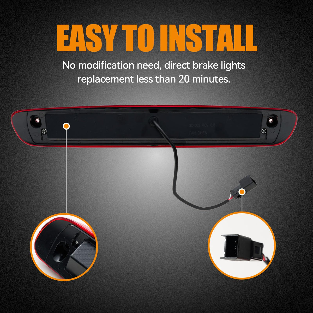 Cxdar housing and seal detail showing IP65 weather resistance benefit