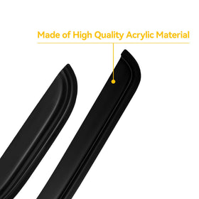 Cxdar installed driver side profile on truck, improves airflow and reduces wind noise