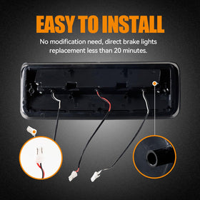 Cxdar installed in truck bed at night providing bright cargo illumination