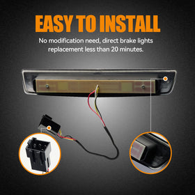Cxdar installed on Dodge Ram rear showing improved rear signaling safety