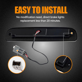 Cxdar installed on truck rear cab showing improved brake visibility benefit