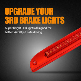 Cxdar installed on vehicle rear showing improved brake visibility and modern LED appearance