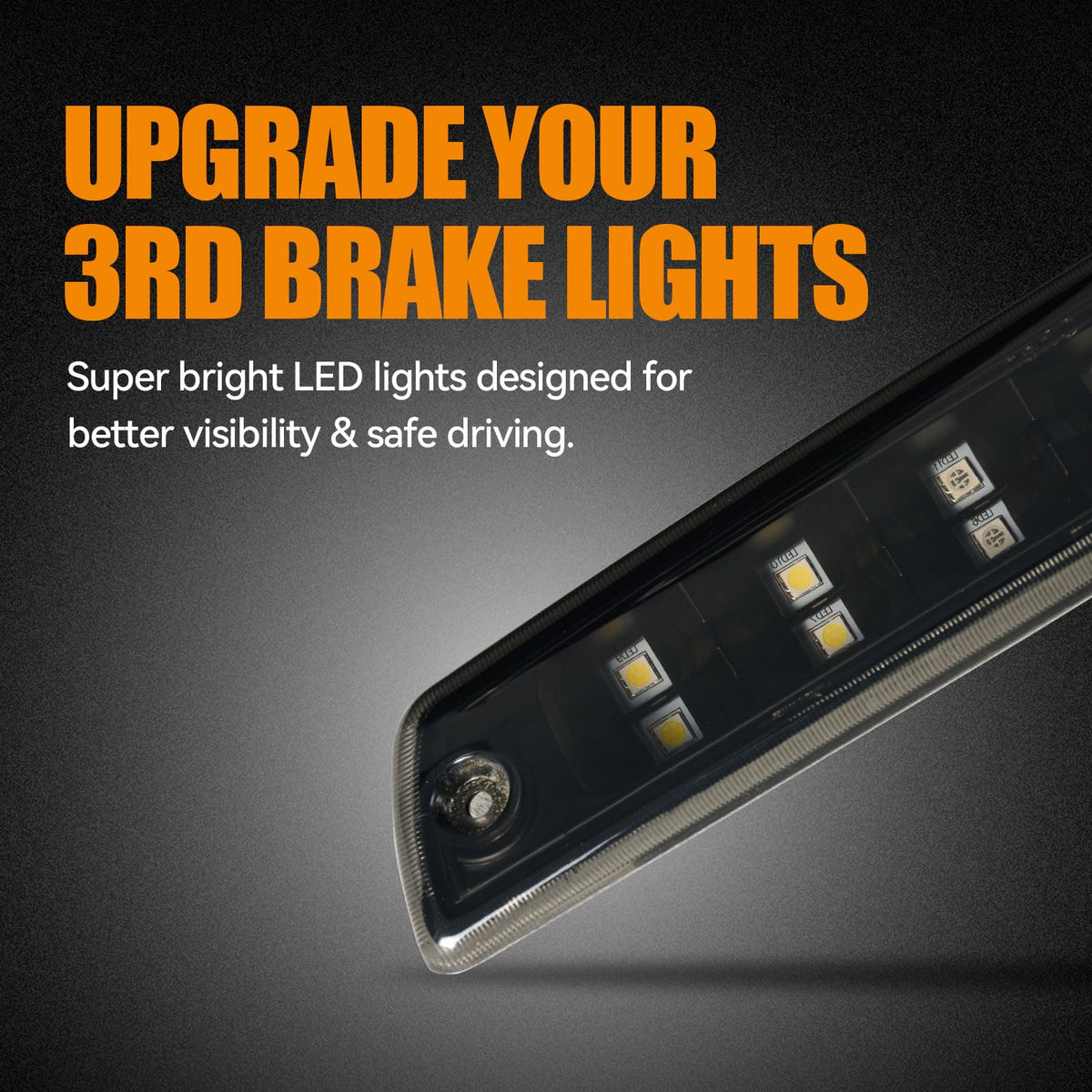 Cxdar dual-row LED array close-up highlighting bright, low-power illumination