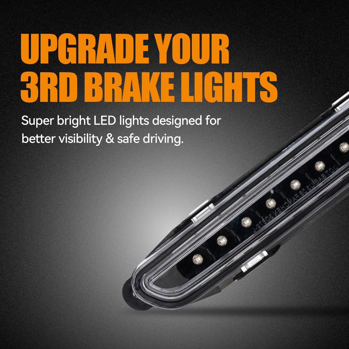 Cxdar side profile mounted on Charger demonstrating low-profile fitment