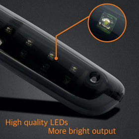 Cxdar side profile of lamp showing slim ABS housing and weather resistance