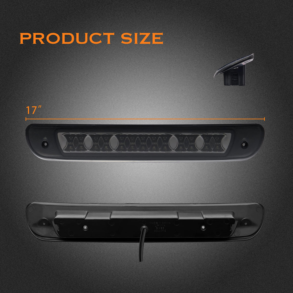 Cxdar side profile showing mounting points and easy replacement benefit