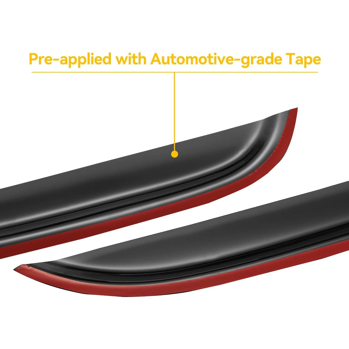 Cxdar side profile with window cracked for rain protection benefit