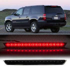 Cxdar front view of third brake light showing clean fit and improved visibility