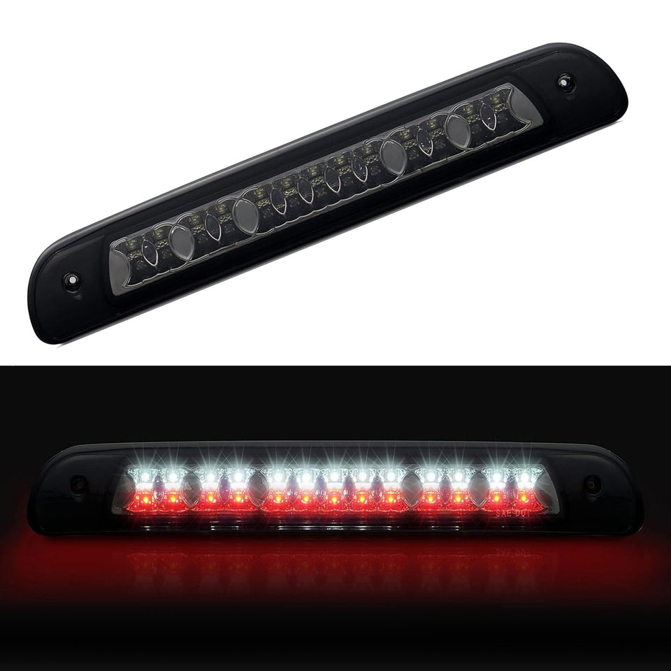 Cxdar front view of third brake light showing smoke lens and clean fitment benefit