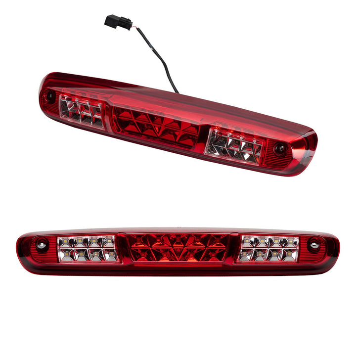 Cxdar front view of third brake light showing red lens and fitment benefit