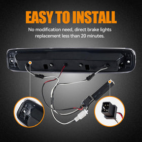 Cxdar wiring harness and plug detail showing easy plug-and-play convenience