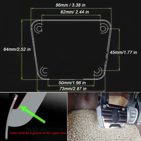 Cxewreu dimension chart and scale with measurements, ensures correct fit before purchase