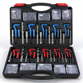 CXPRO open case showing organized helicoils and tools for quick selection and repair