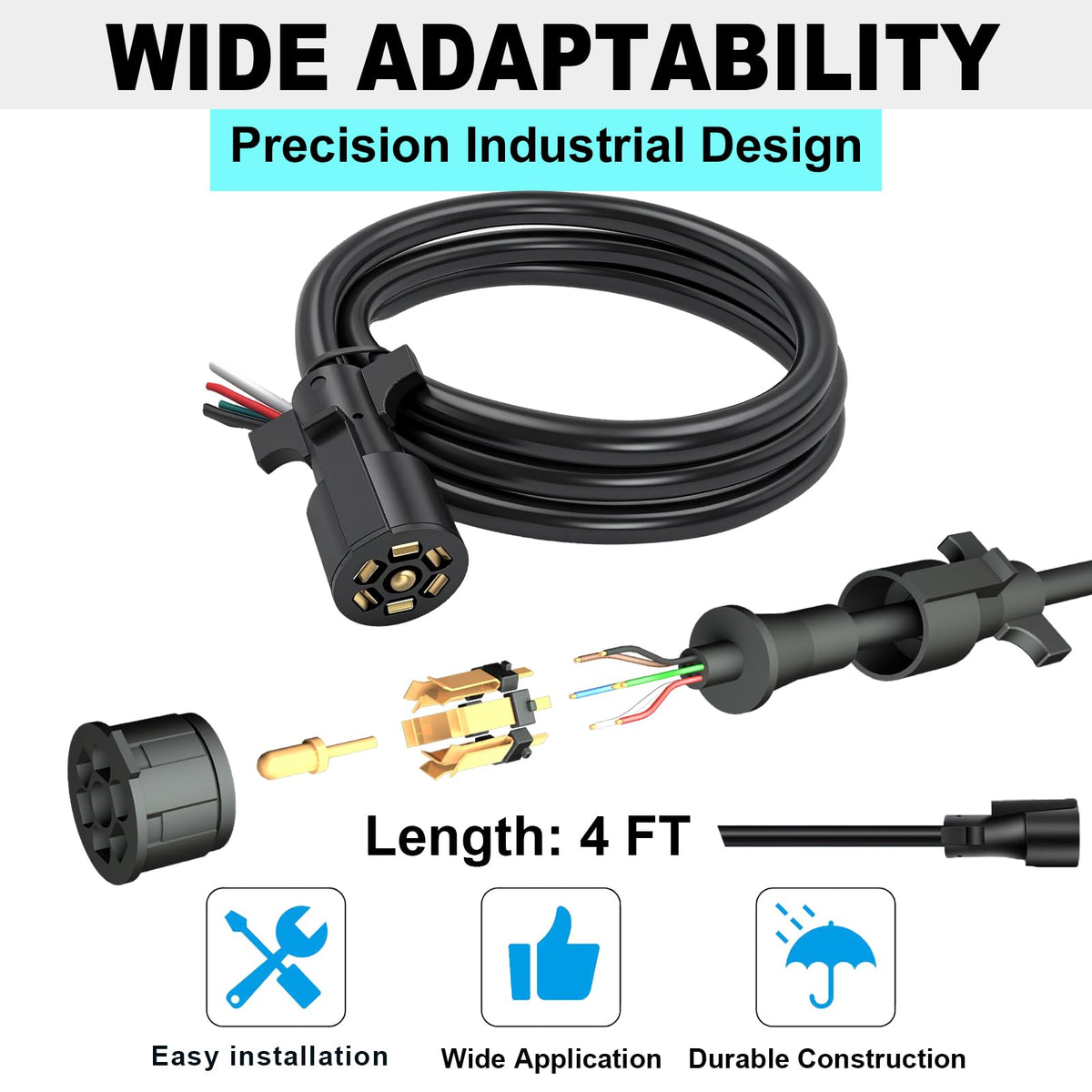 CXTM stripped color-coded wire ends, fast accurate installation