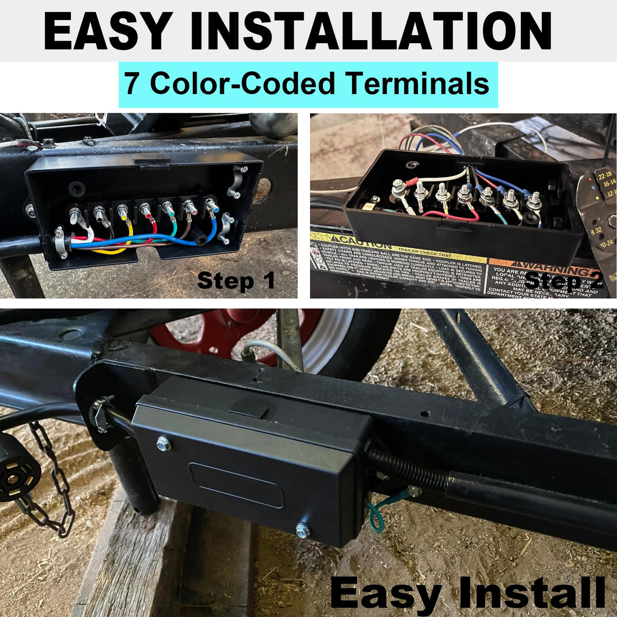 CXTM color-coded wires exposed for fast identification and installation
