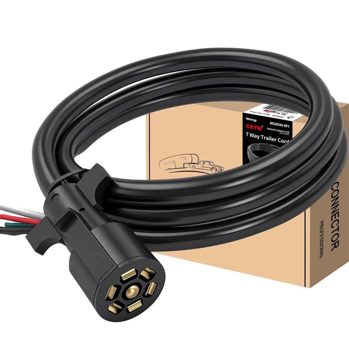 CXTM packaging and label displaying brand, specs, and warranty information for buyers