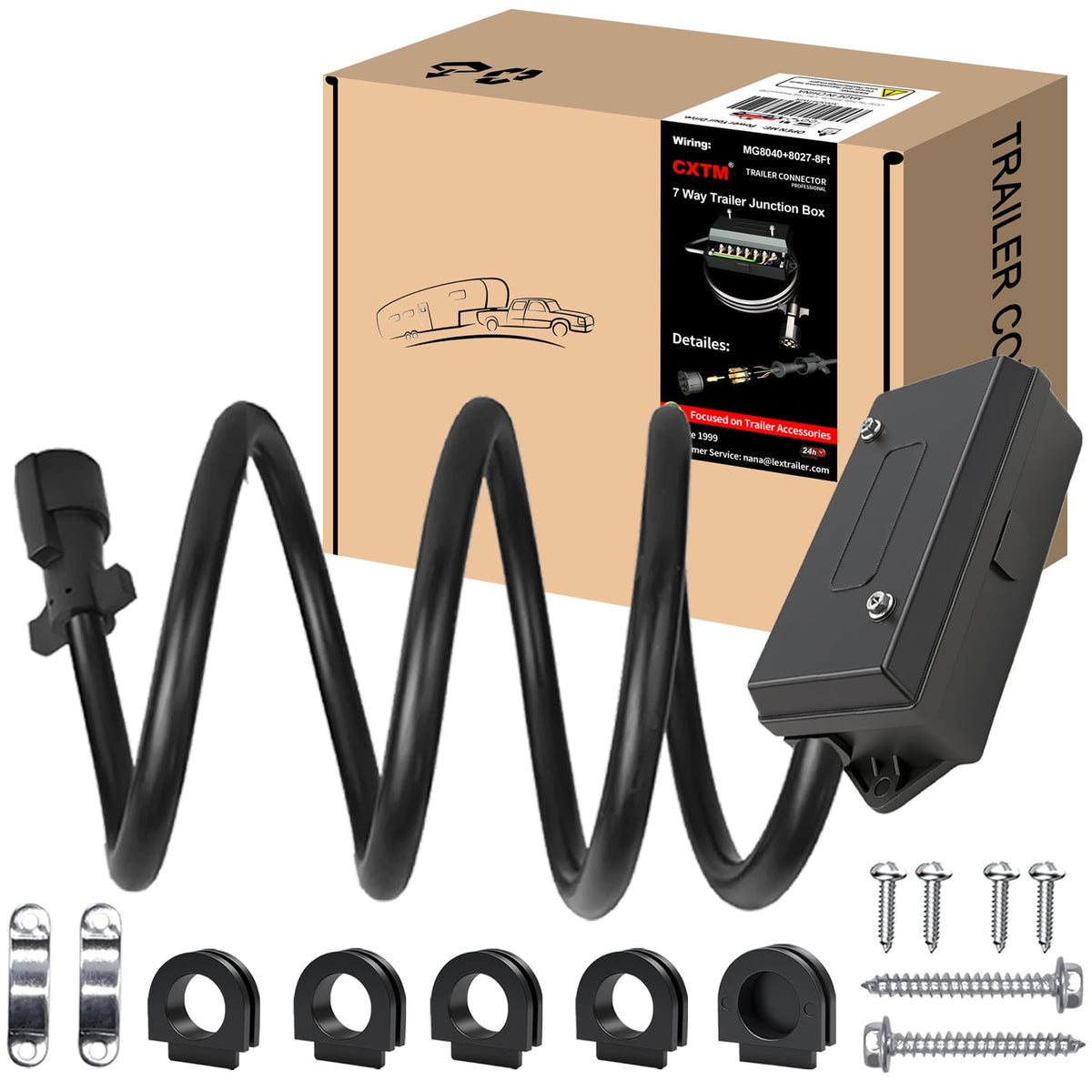CXTM product packaging with warranty card emphasizing included 1-year guarantee