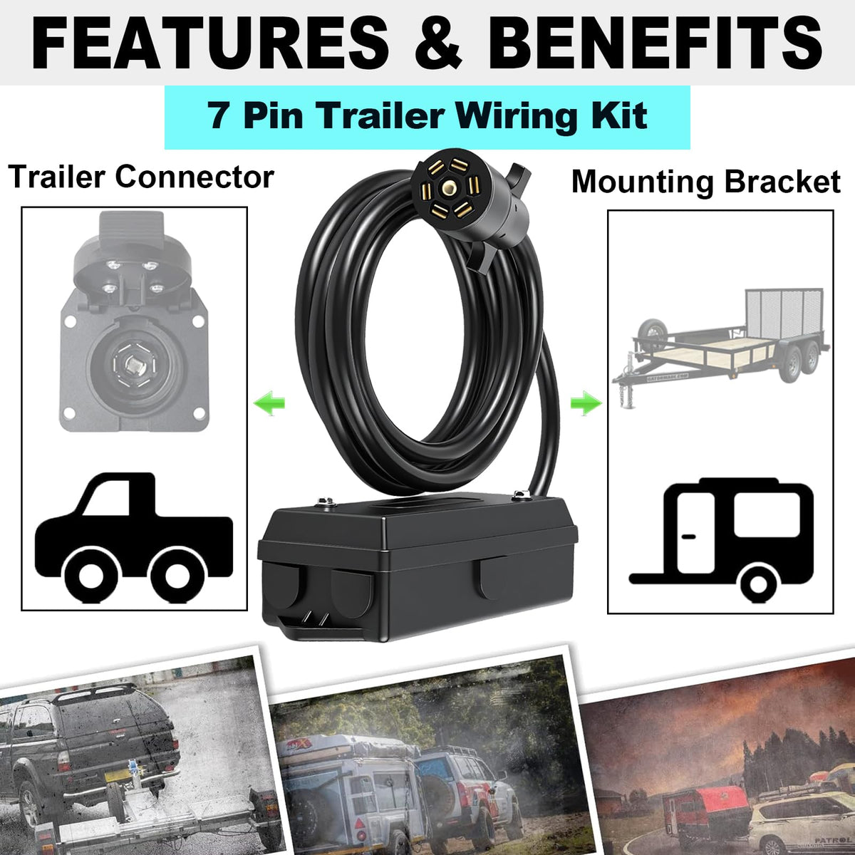 CXTM waterproof junction box closeup protecting terminals from moisture and corrosion