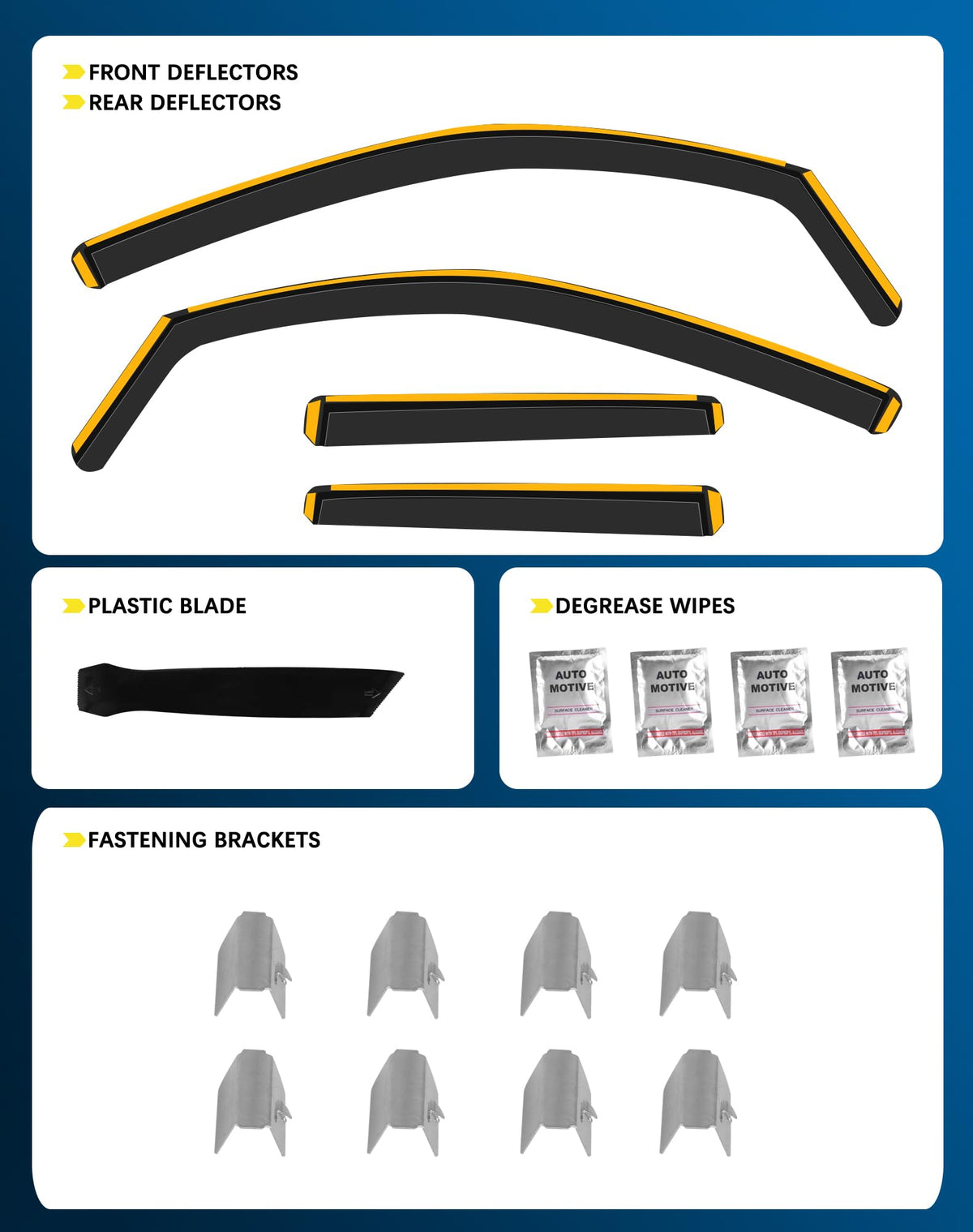 CXZHAZD cleaning and curing kit image showing prep steps for reliable installation