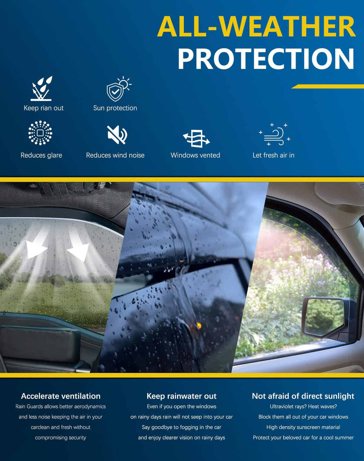 CXZHAZD lifestyle shot on highway showing reduced wind noise benefit