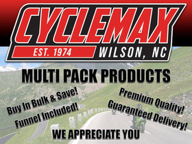 CYCLEMAX bottle label close-up showing compatibility info for correct selection benefit