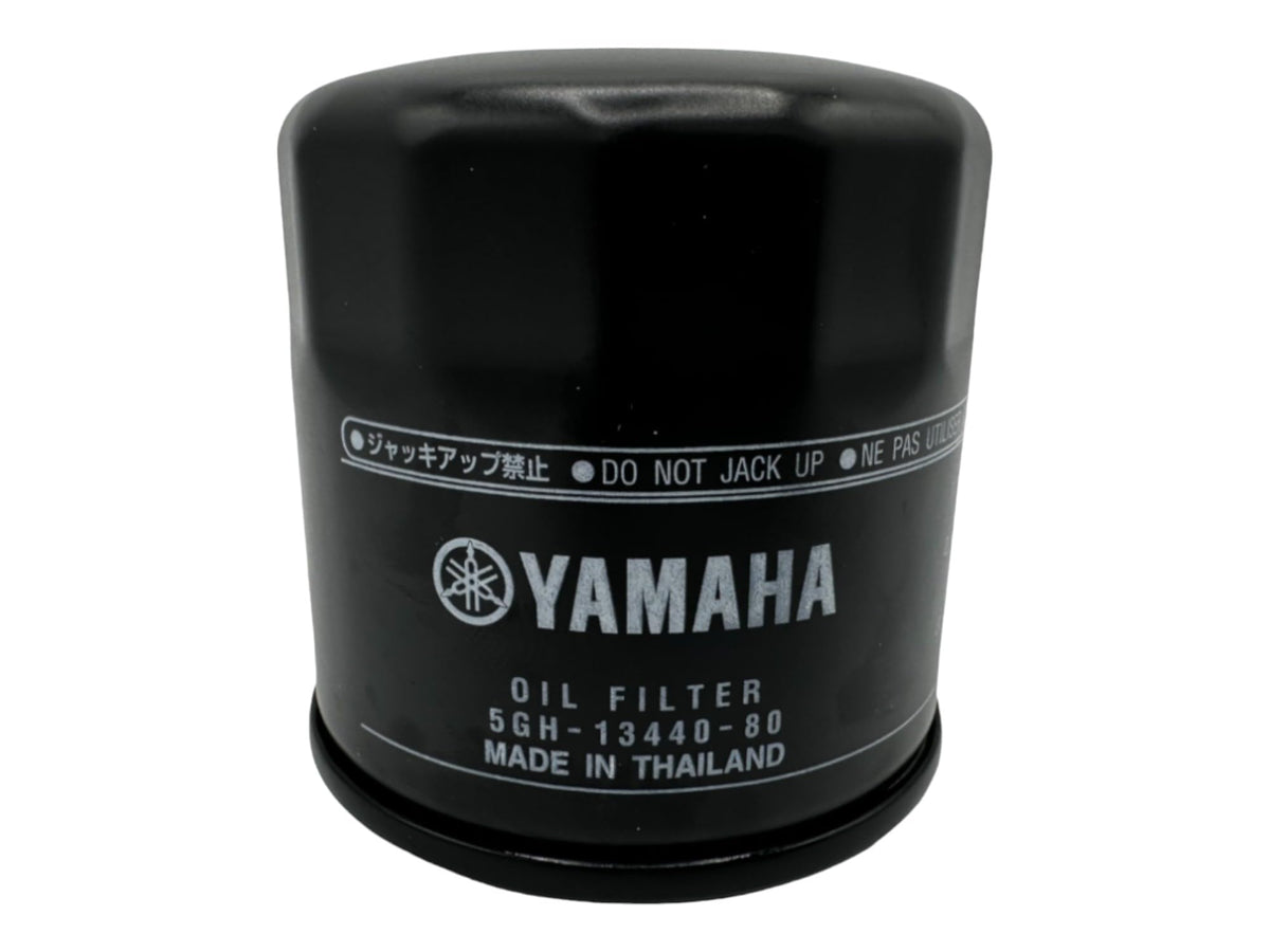Cyclemax OEM oil filter close-up showing fitment accuracy and protection