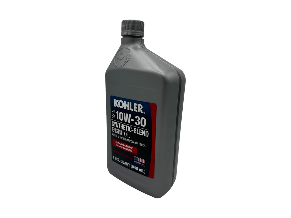 CYCLEMAX oil quart label showing Kohler part numbers for fitment verification