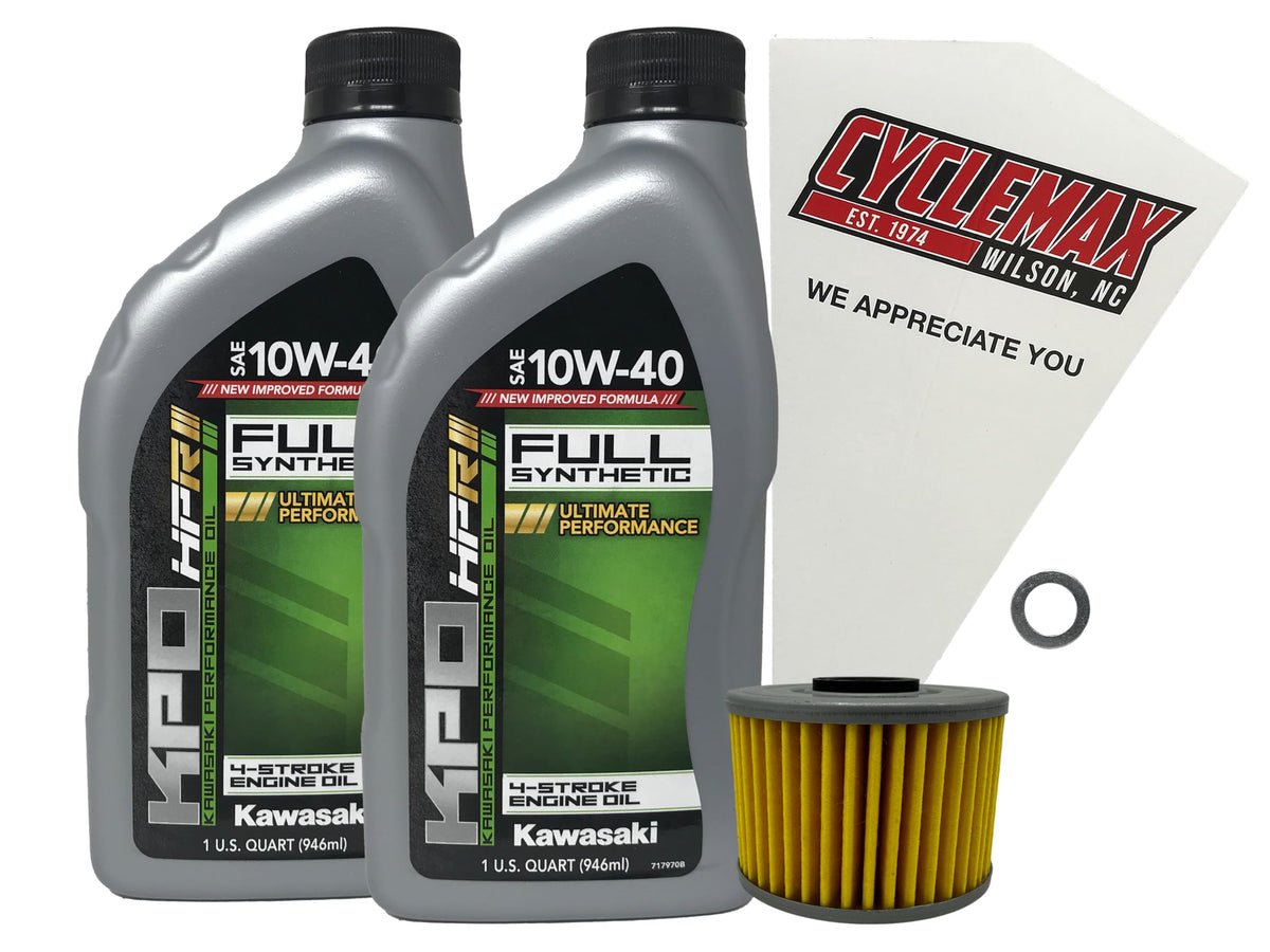 Cyclemax kit front view showing packaging and parts, clear fitment for KLX300