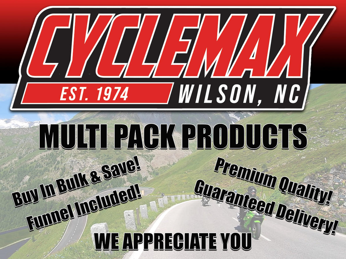 CYCLEMAX single quart label close-up showing compatibility and specs