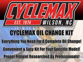 CYCLEMAX Yamaha 10W40 full synthetic quart close-up for consistent protection