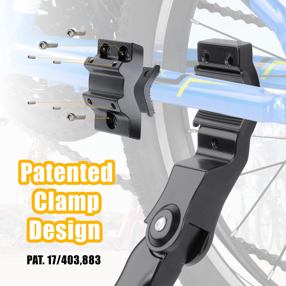 CyclingDeal leg adjustment with Allen key for correct bike angle