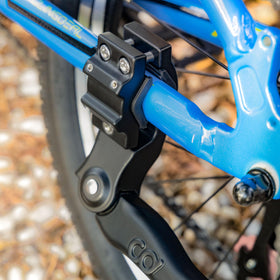 CyclingDeal kickstand in park setting showing reliable everyday use