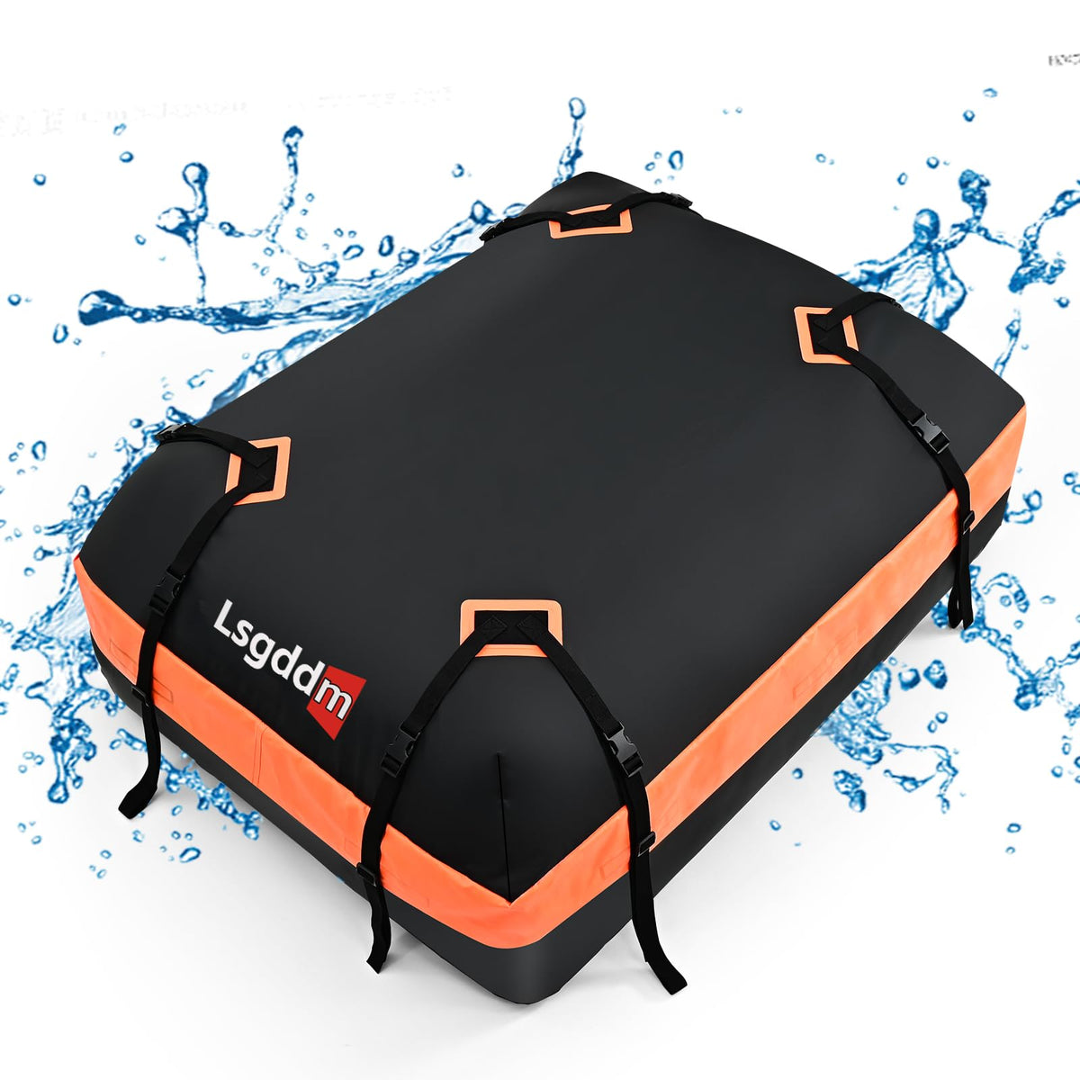 CYDDUP front view on car roof showing secured cargo and weather protection