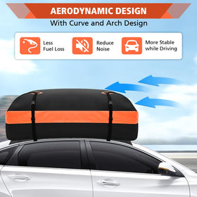CYDDUP rooftop carrier filled with camping gear for easy travel storage