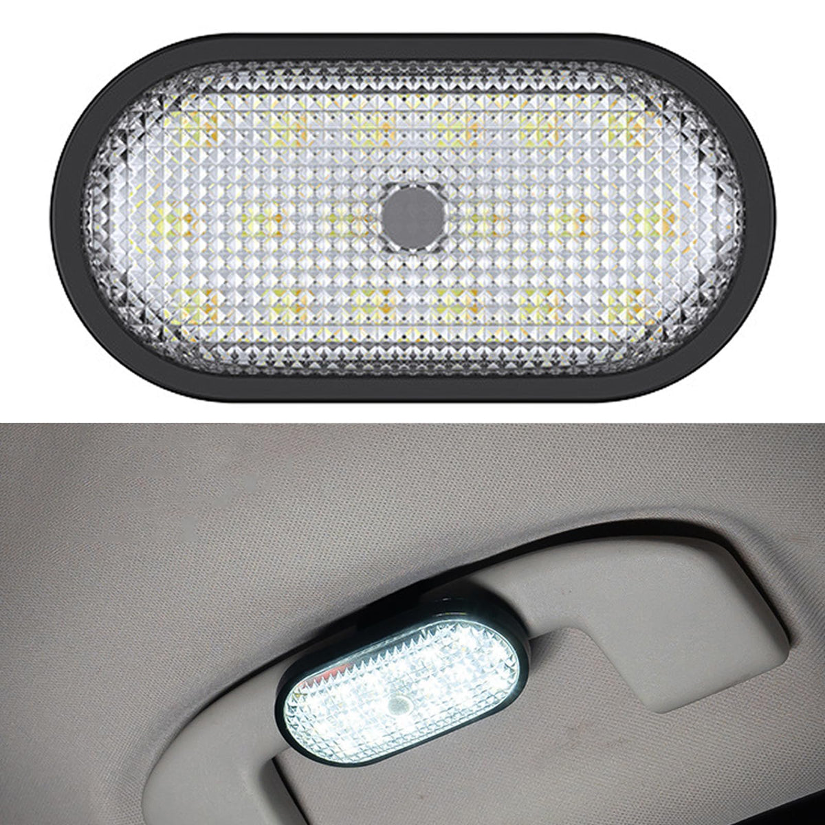 CYDZSW front view of ceiling light showing compact profile and bright benefit