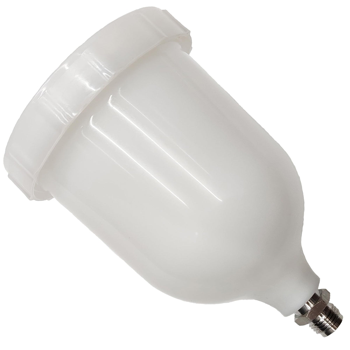 CYDZSW front view of 600ml paint cup showing shape and clear benefit of larger capacity