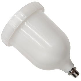 CYDZSW front view of 600ml paint cup showing shape and clear benefit of larger capacity
